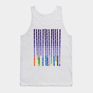 Colorful geometric art Tank Top